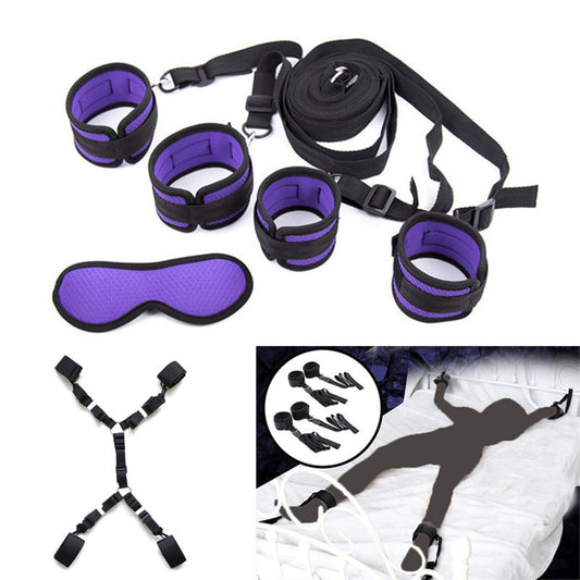 Handcuffs Bondage Erotic Under Bed Sex  Restraint System Games for Adults Wrists &amp; Ankle Cuffs Sexy Lingerie Set