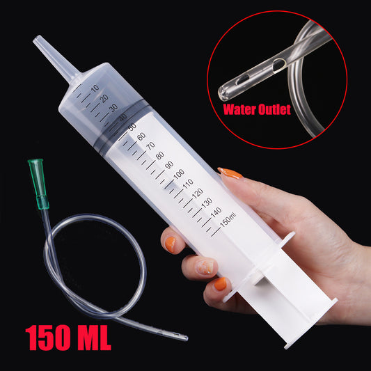 150ML Large Capacity Syringe With Enema Tube Medical Anal Cleaning Vaginal Wash Sex Toys Women Men Gay Anal Sex Bdsm Adult Game
